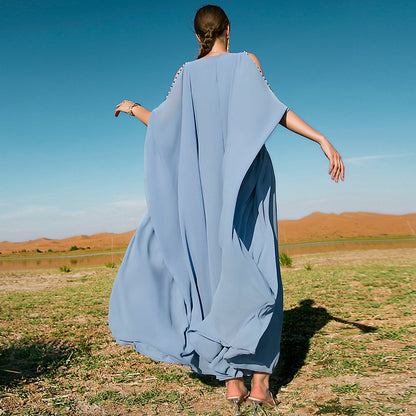 Women's Exquisite Fashionable Diamond Dress Travel Dresses