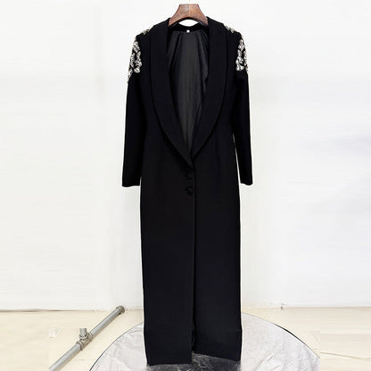 Fashion Bead Diamond Backless Dress Long Dresses