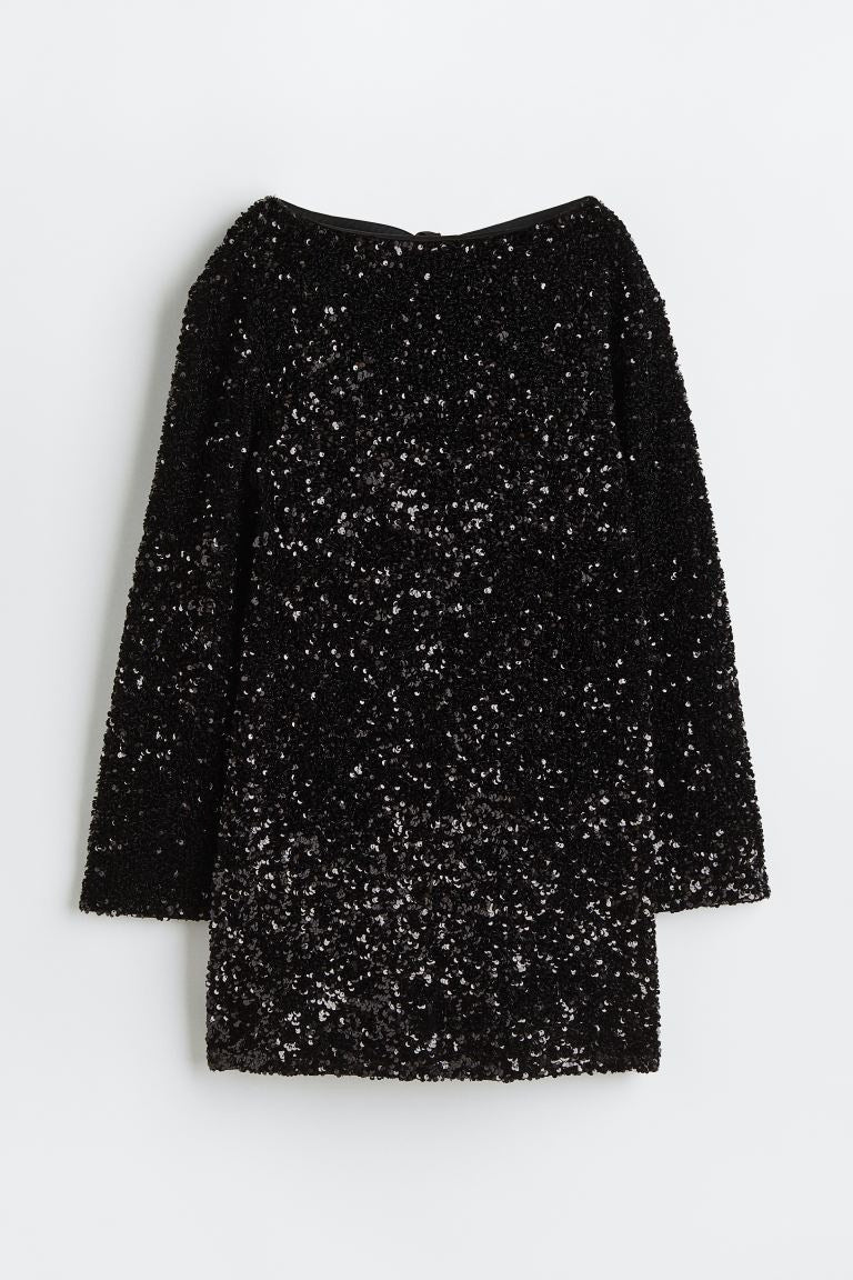 Women's Round Neck Long Sleeve Loose Sexy Dresses