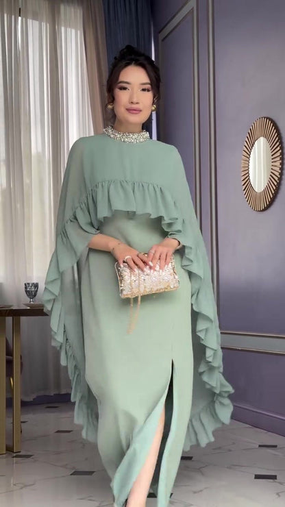 Women's Autumn Fresh Elegant Elegance Sleeveless Long Dresses