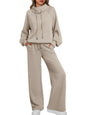 Women's Long Sleeve Wide Leg Fashion Waist Suits