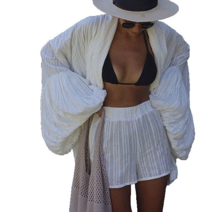 Women's Fashion Cotton Loose Long Sleeve Two-piece Suits