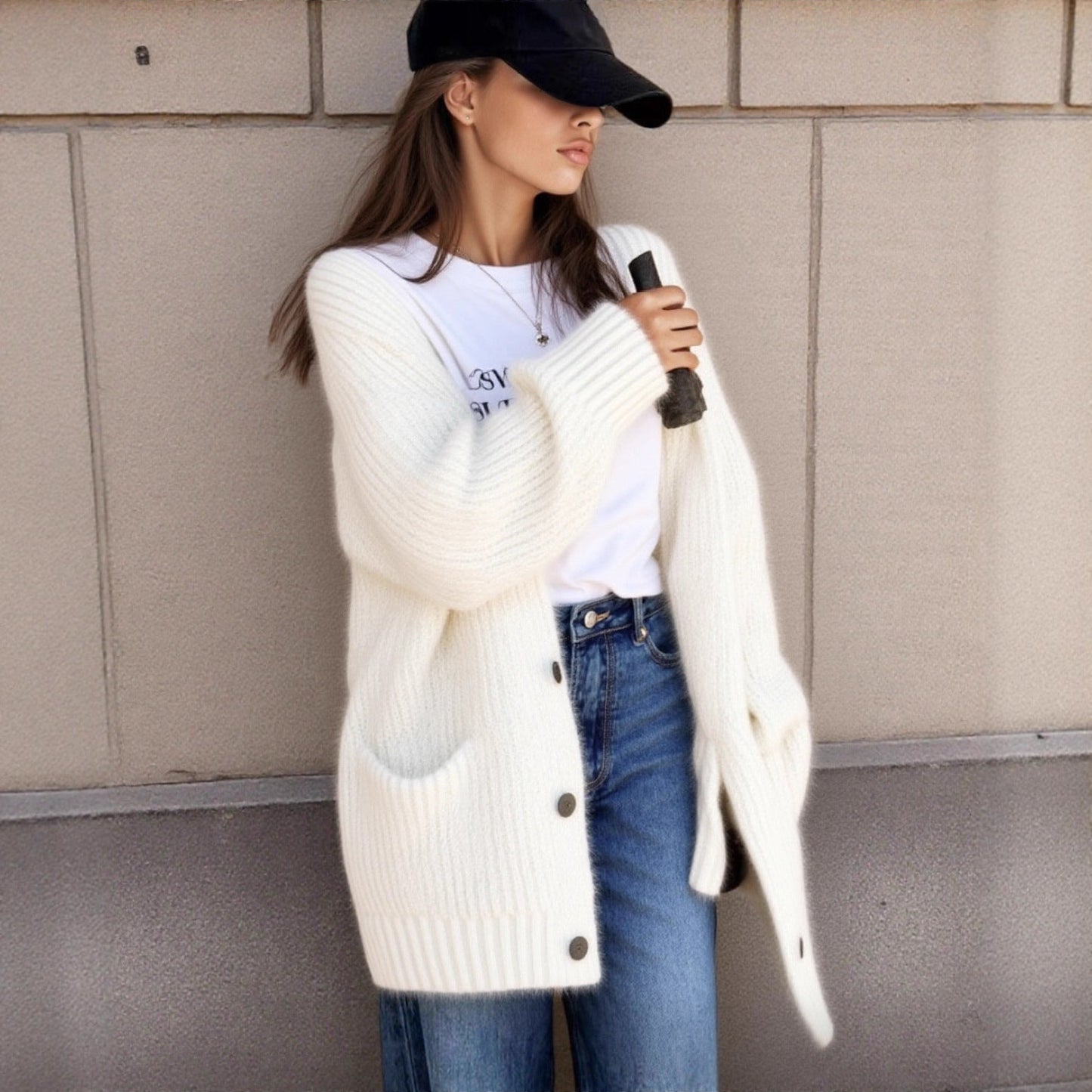 Women's Innovative Durable Trendy Faux Alpaca Sweaters