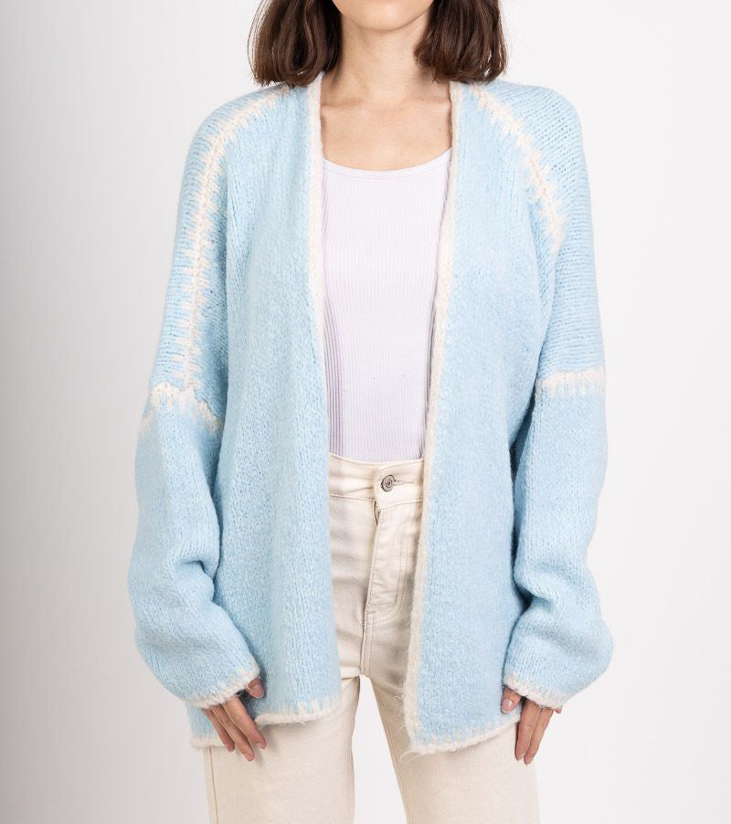 Women's Outer Wear Knitted Loose College Style Cardigans