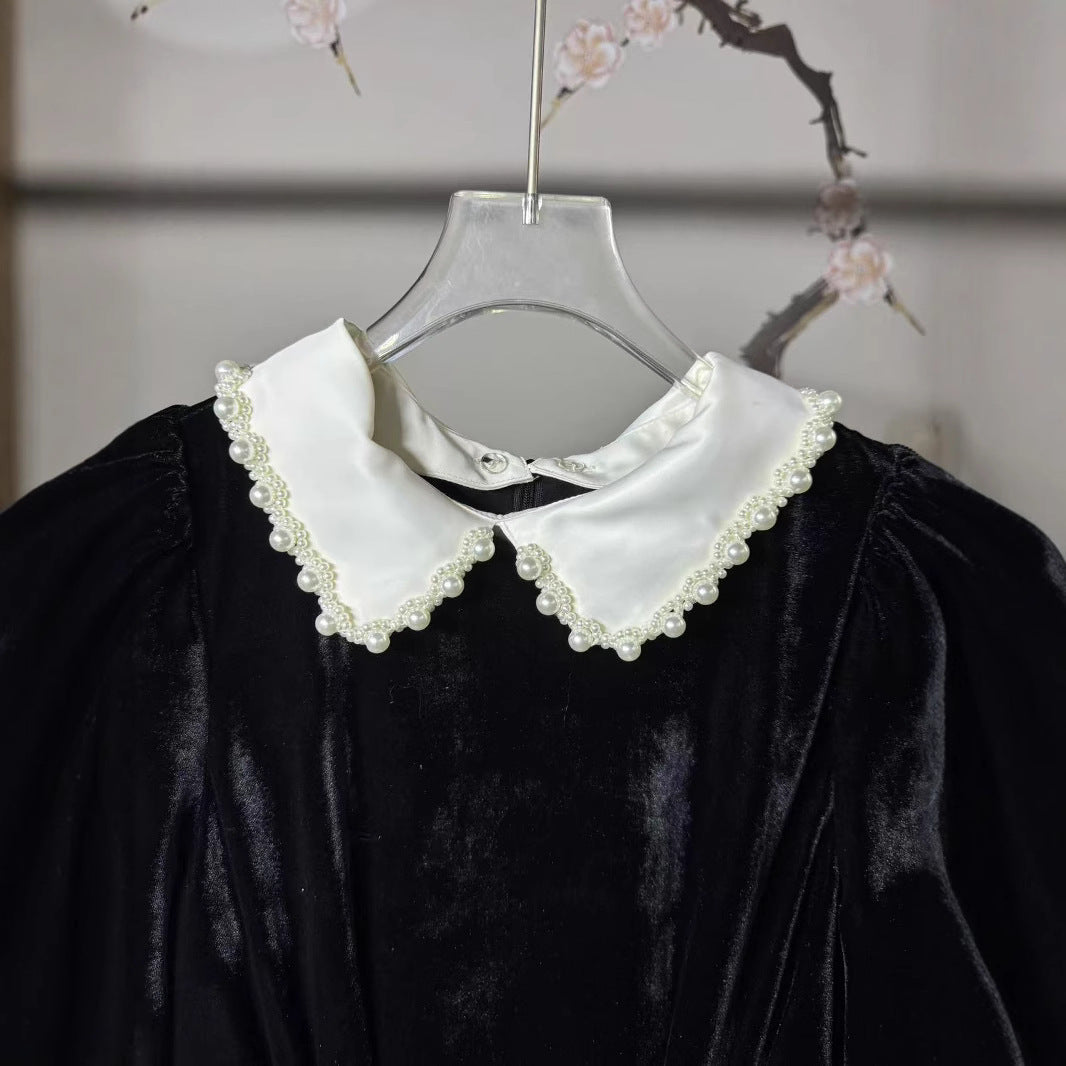 Style Dress Hepburn Little Black Veet Dresses
