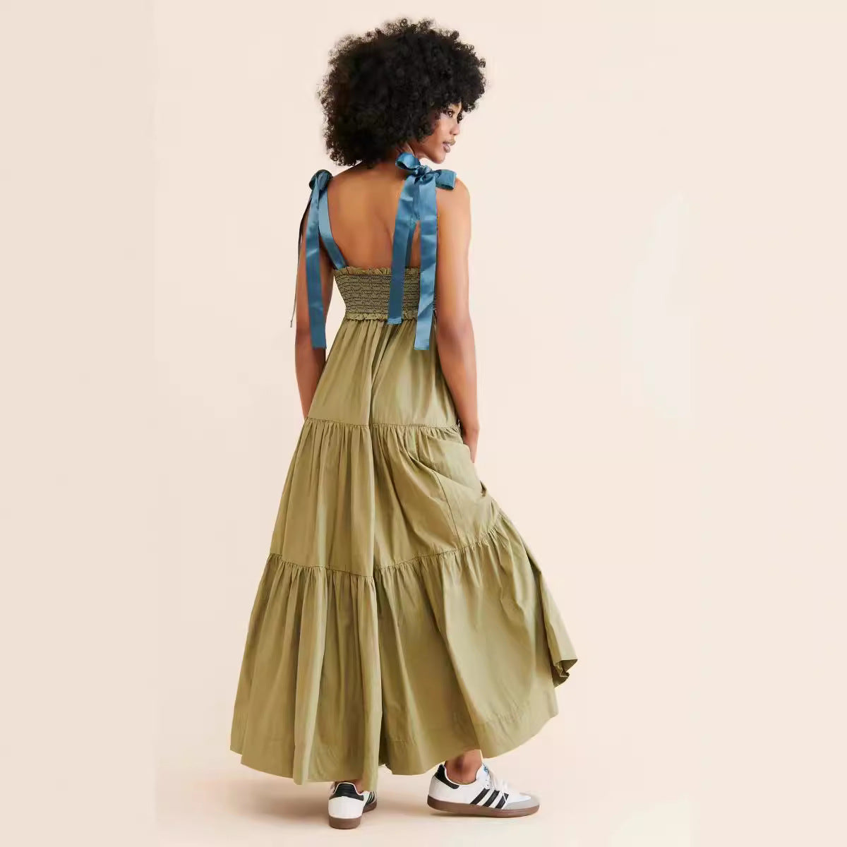 Women's Commuter Sleeveless Hot Long Strap Dress Dresses