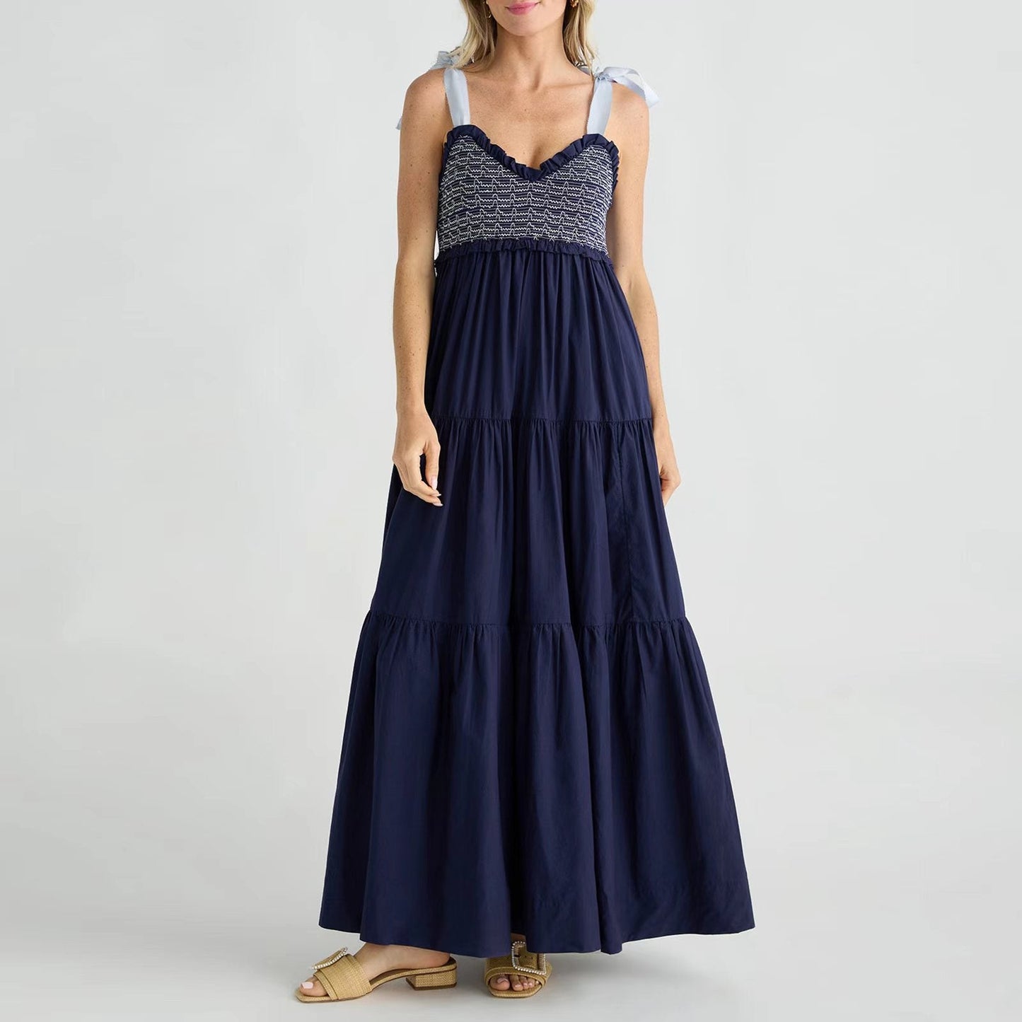 Women's Commuter Sleeveless Hot Long Strap Dress Dresses