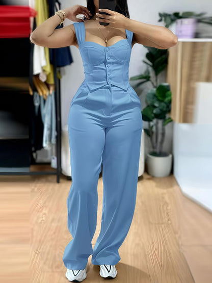 Women's Cool Elegant Camisole Tight Casual Suits