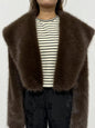Women's Imitation Fur Fashionable Long Sleeve Coats