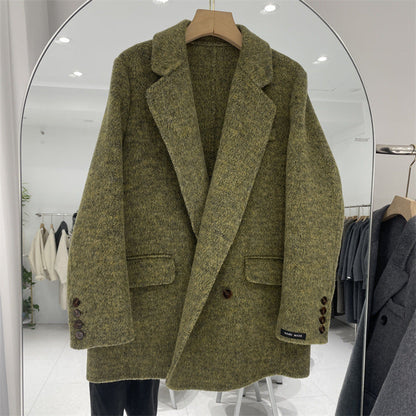 Double-sided Wool Overcoat Female Temperament Korean Coats