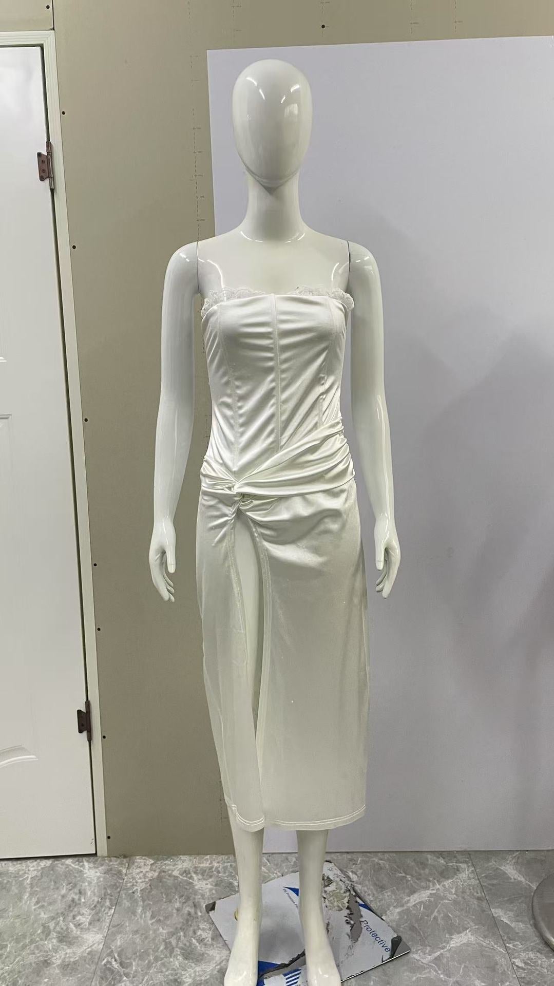 Women's Summer Party Elegant Twisted Dress Split Dresses
