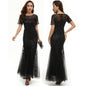 Dress Embroidered Sleeve Slim Bridesmaid Summer Shorts