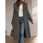 Women's Fashionable Long Solid Color Sleeve Hooded Coats