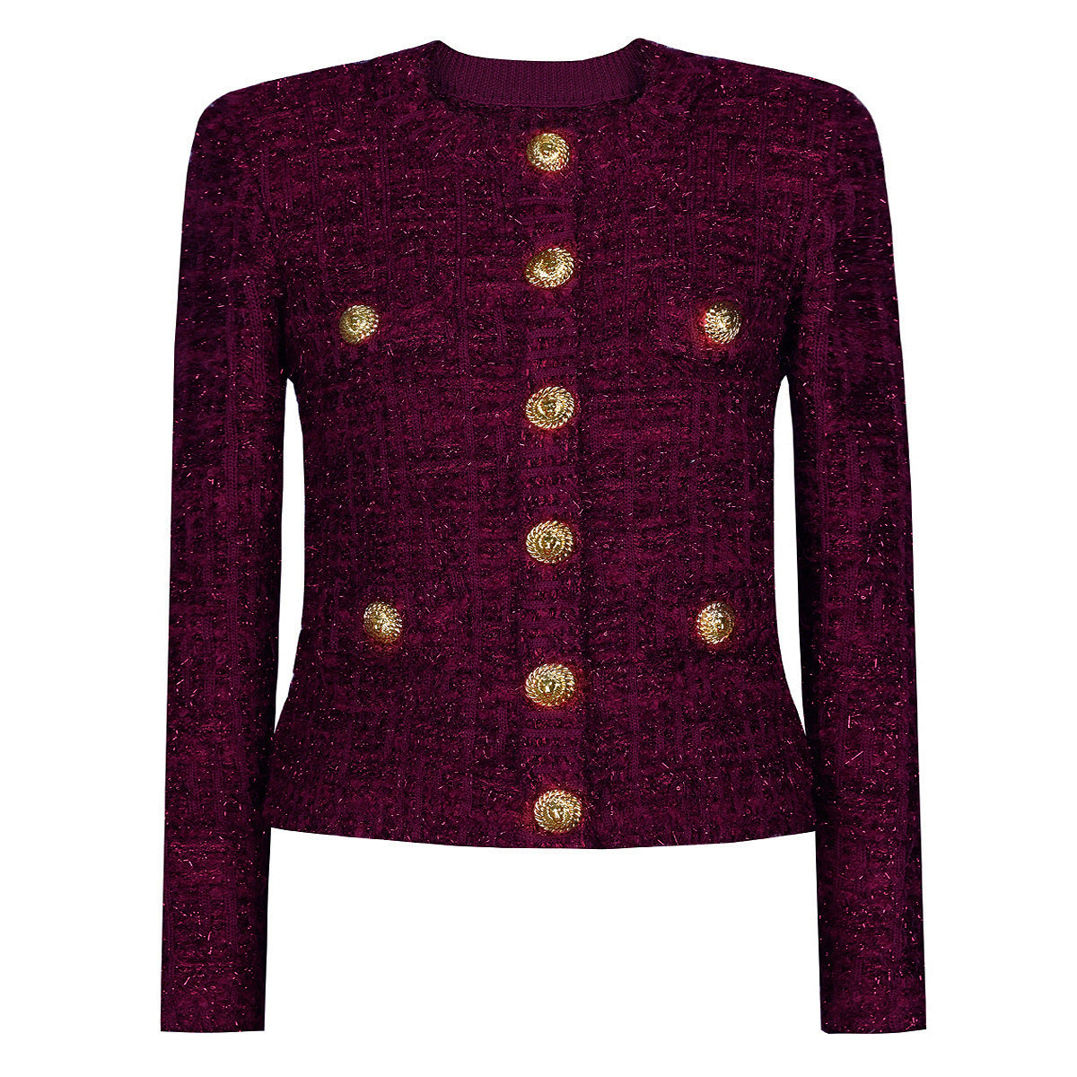 Women's Quality Spring Autumn Long Sleeve Round Jackets