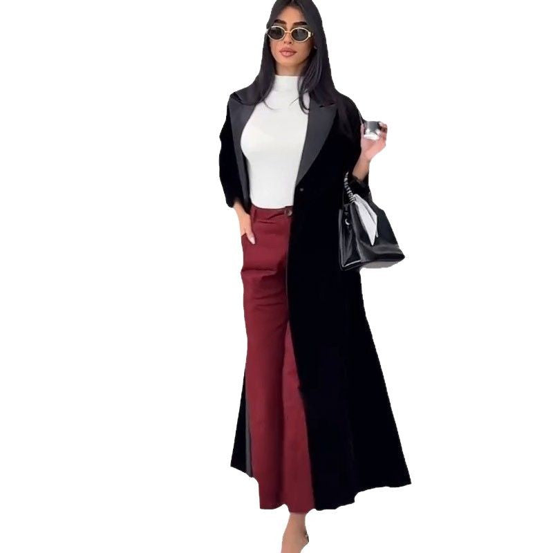 Designer Model Color Matching Graceful Fashionable Coats
