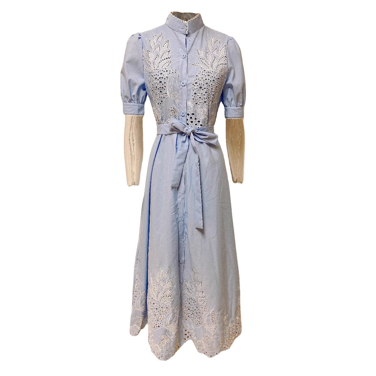 Women's Casual Summer Short-sleeved Waist Dress Dresses