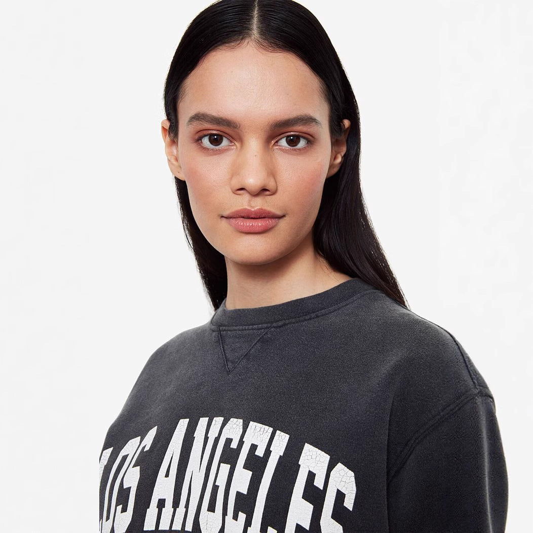 Women's French Minority Letter Printing Wash Water Sweaters