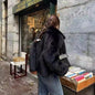 Women's Environmental Protection Fur Winter Large Lapel Coats