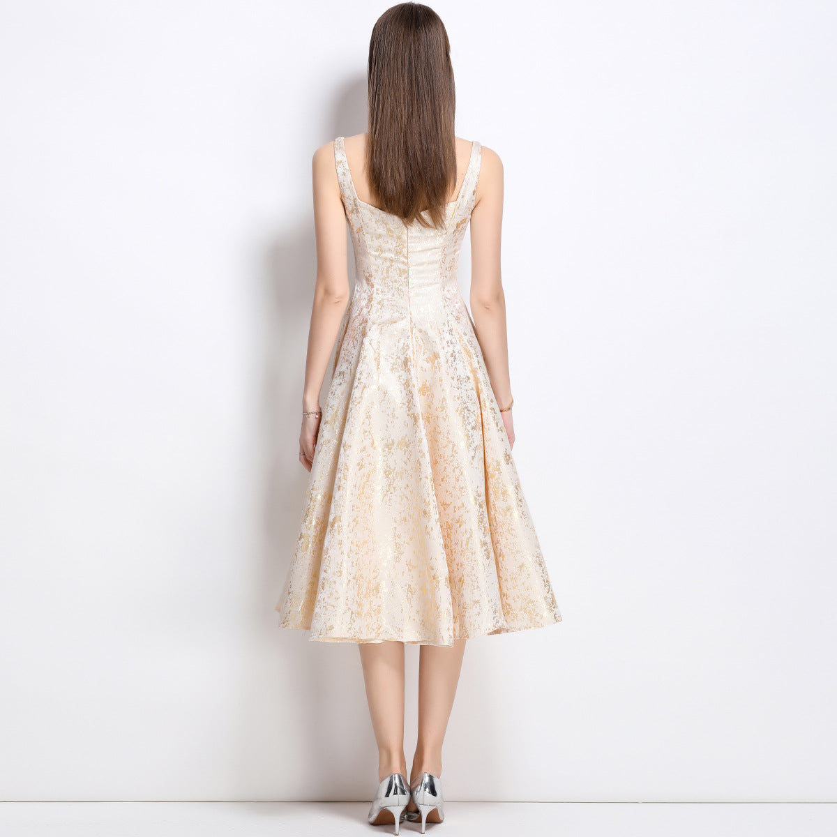 Women's Daily Wearable Light Luxury High-grade Jacquard French Dresses