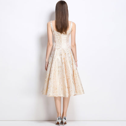 Women's Daily Wearable Light Luxury High-grade Jacquard French Dresses