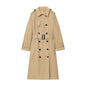 Women's Casual High-grade Temperament Waterproof Double Breasted Coats