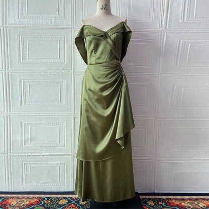 Long Dress Halter Backless Slit Formal Dresses