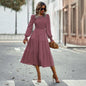 Women's Large Swing Dress Leisure Vacation Cinched Clothing