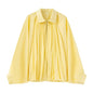 Women's Elegant Autumn Puffy Pleated Bomber Coats