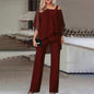 Women's Autumn Fashion Casual Irregular Batwing Sleeve Suits