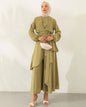 Women's Spring Muslim Style Solid Color Fashion Suits