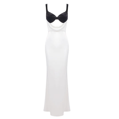 Women's Summer Suspender Dress White Sexy Veet Dresses