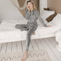 Women's Gold Veet Two-piece Fashion Casual Comfortable Suits