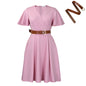 Women's Summer Flared Sleeves Casual A- Line Dresses