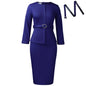 Women's Fashion Round Neck Temperament Ol Pencil Dresses