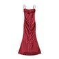 Three-dimensional Fishbone Sexy Fishtail Atmosphere Slimming Dresses