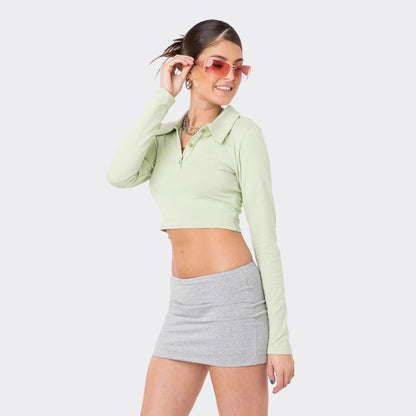 Summer Solid Color Casual Ladies Small Skirts