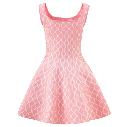 Design High Waist Big Swing Jacquard Inner Wear Fashionable Skirts