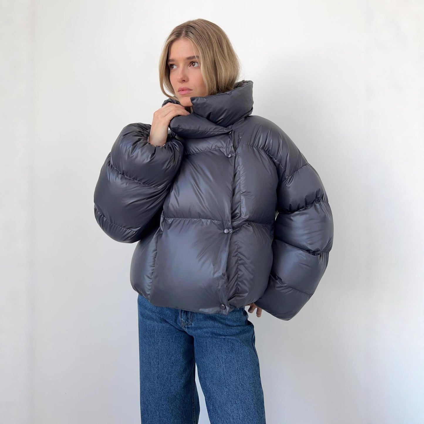Women's Bread Trendy Padded Cotton Hooded Winter Coats