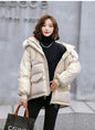 Women's Glossy Down Winter Thickened Warm Loose Coats
