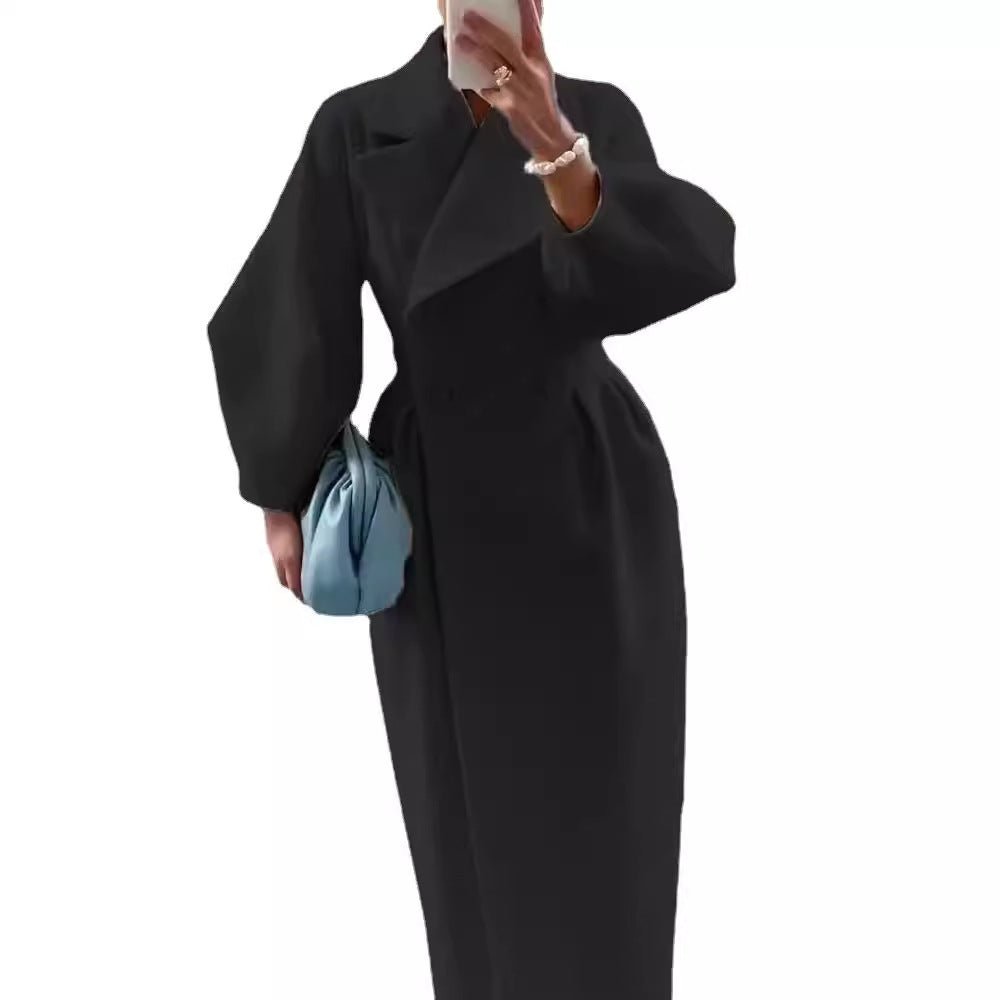 Vintage Court Style Lantern Sleeve Large Coats