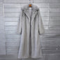 Women's Imitation Plush Furry Fur Extended Collar Coats