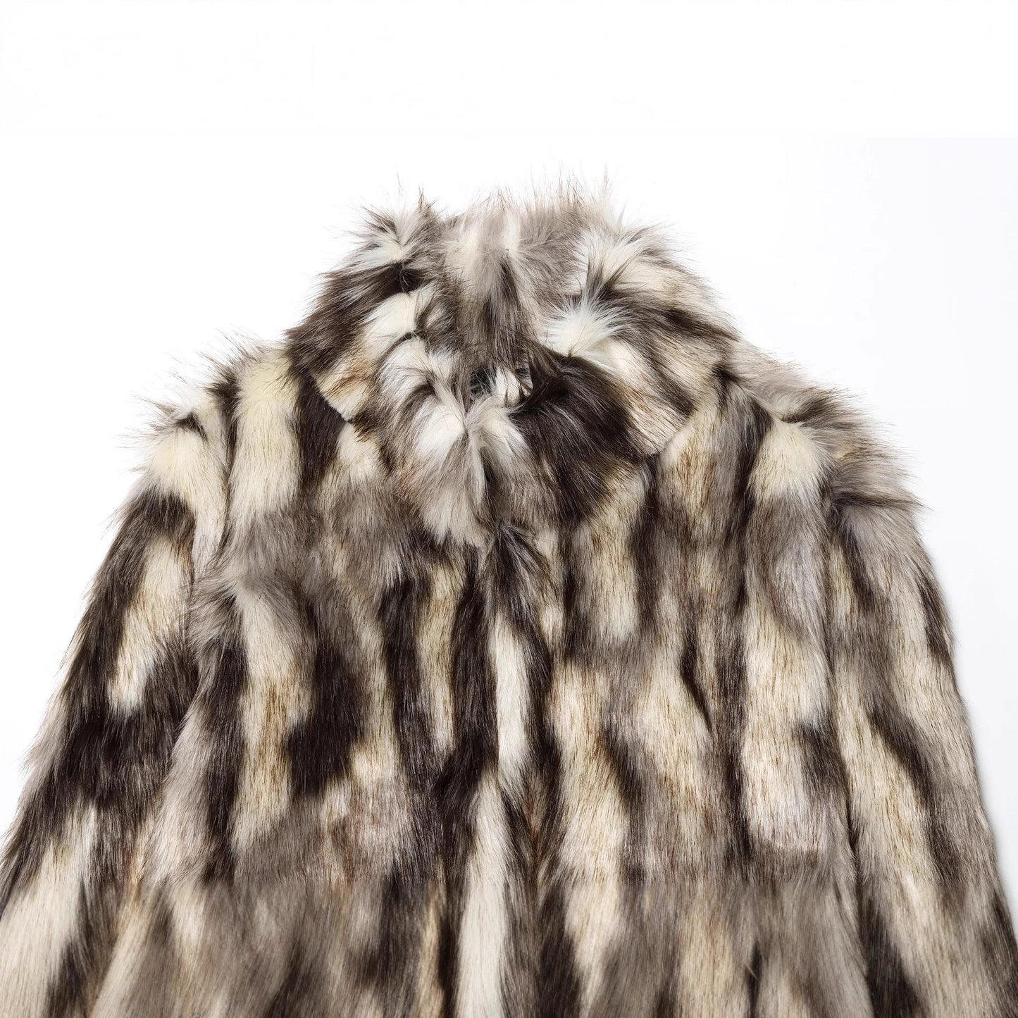 Women's Fashion Casual Faux Fur Effect Coats