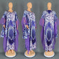 Women's Ethnic Style Retro Long Gown Mesh Dresses