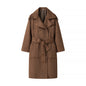 Beautiful Innovative Fashionable Suede Long-sleeved Spring Coats