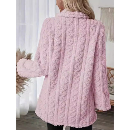 Women's Plush Comfort Casual Warm Collar Double Coats