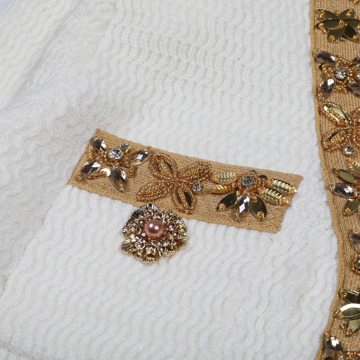 High Quality Fashion Knitted Sequin Bead Cardigans