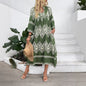 Casual Vacation Personalized Ethnic Style Geometric Dresses