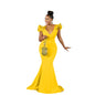 Women's Fashion Wear Solid Color Sleeveless Long Dresses