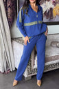 Durable Casual Long Sleeve Trousers Set Suits