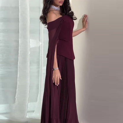 Women's Summer Mesh Stitching Elegant Dress Dresses